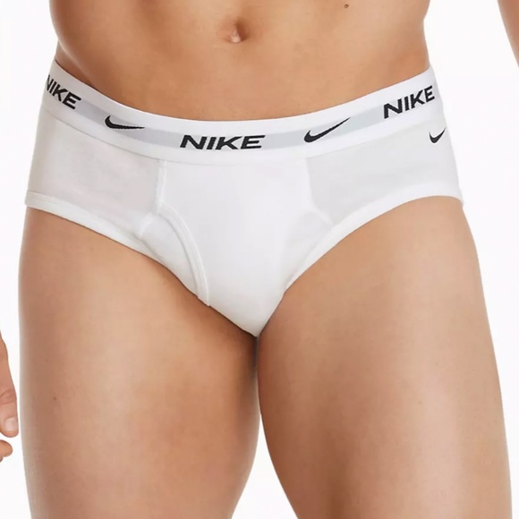 NWOT - Nike Everyday Cotton 3 pack briefs with fly in white - Large - Picture 3 of 7